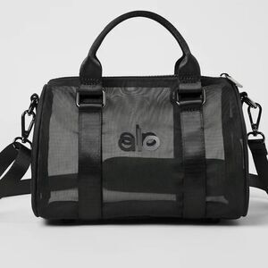 ALO Yoga Black Mesh  Bag Medium
